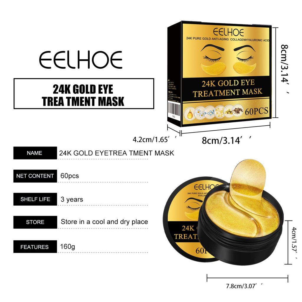 EELHOE eye mask box and jar dimensions