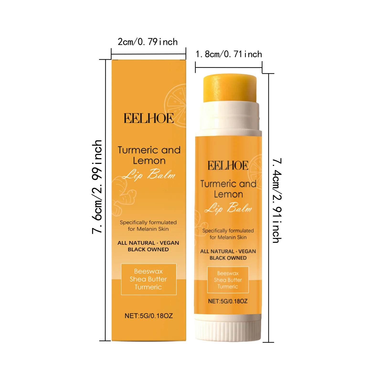 EELHOE Turmeric & Lemon Lip Balm — 5 g