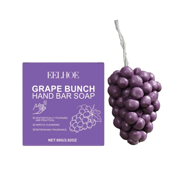 EELHOE Grape Bunch Hand Bar Soap — 80 g