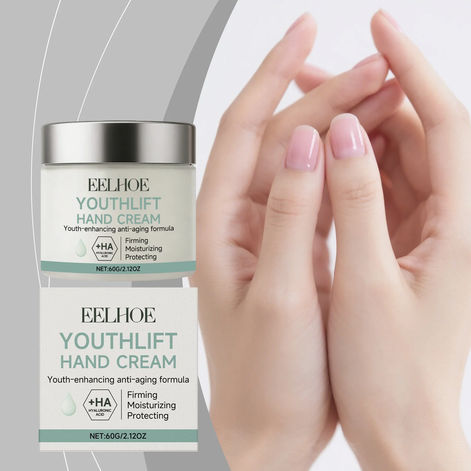 EELHOE Hand Cream with Hyaluronic Acid — 60 g
