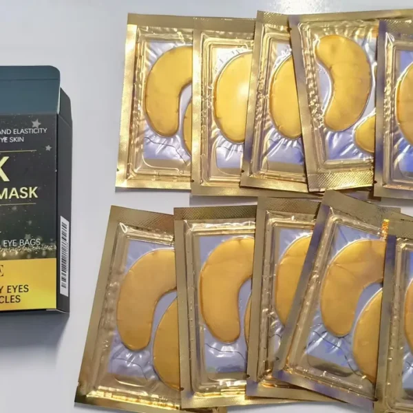 EELHOE Gold Hydrating Under-Eye Gel Pads — 10 Pairs (Travel Pack)