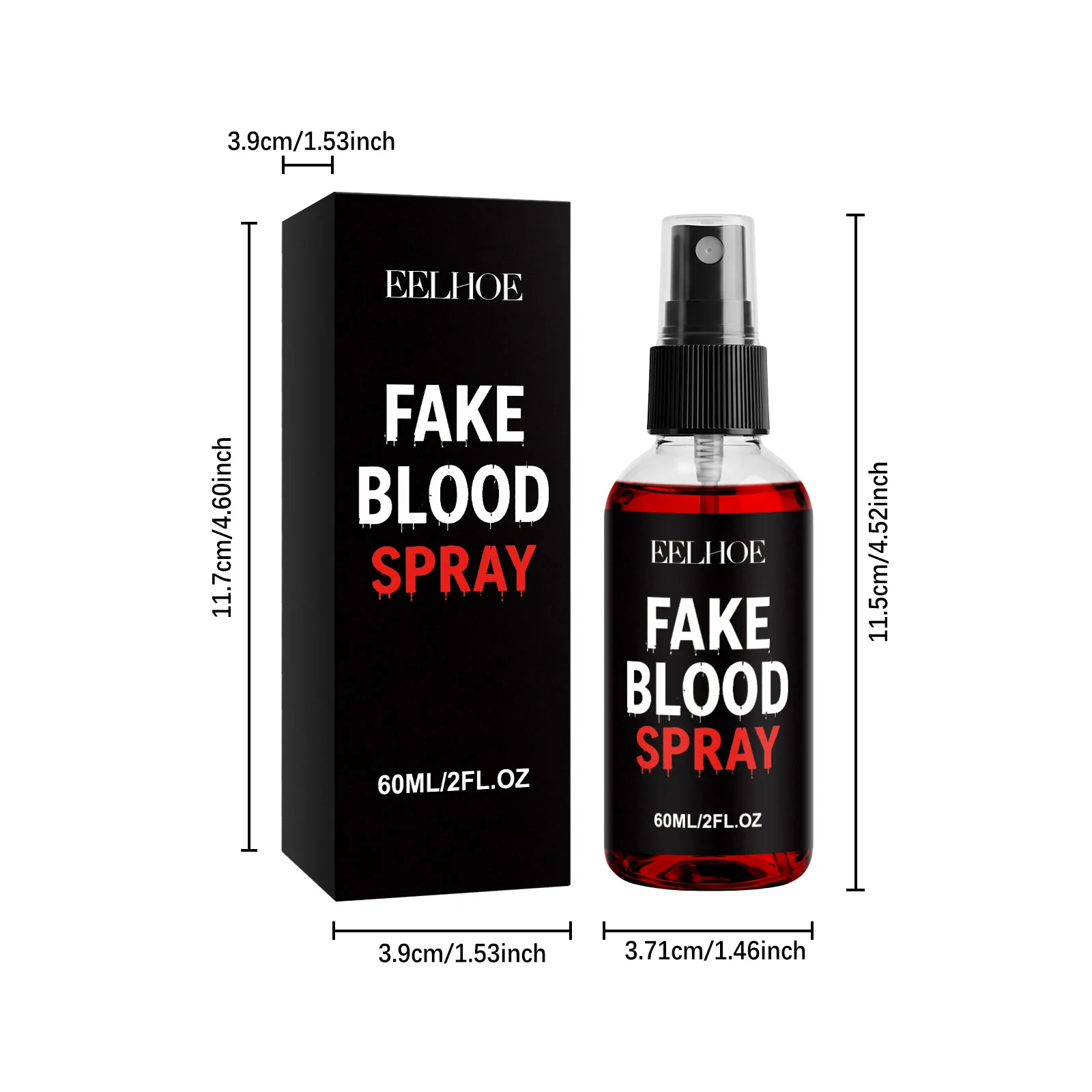 EELHOE Fake Blood Spray for Costumes — 60 mL